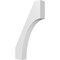 Ekena Millwork 3 1/2-in. W x 16-in. D x 28-in. H Westlake Architectural Grade PVC Knee Brace BRCP035X16X28WTL - alternate 1